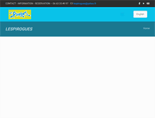 Tablet Screenshot of lespirogues.com